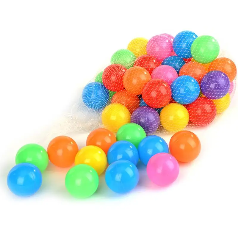 

50/100pcs Pack Baby Colorful Ocean Wave Ball 5.5cm Baby Kids Thickened CE Non-toxic Swim Toy Ball Drop-Shipping