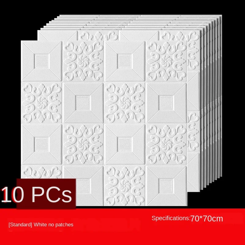 

10 шт., 3D наклейки на стену, с блестками