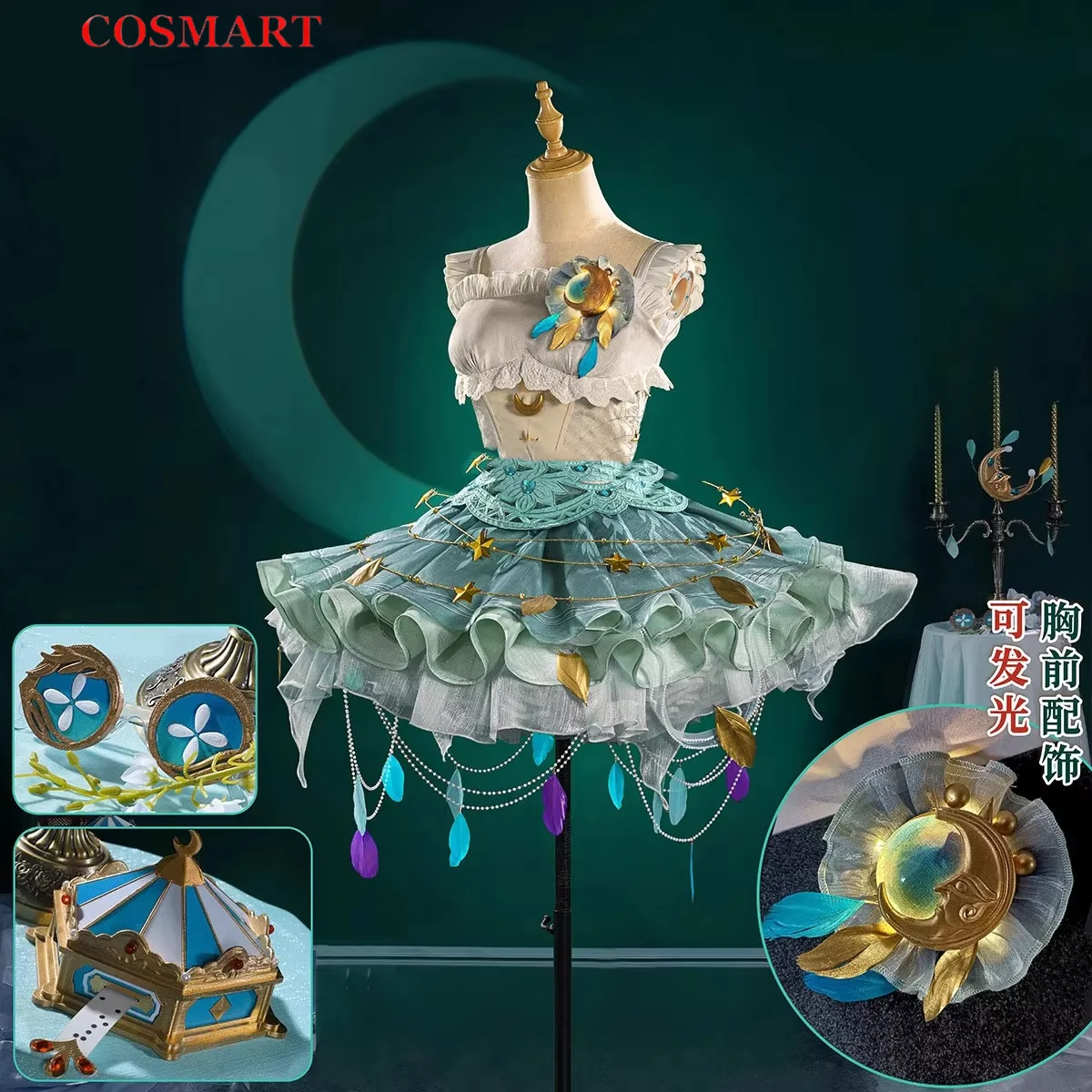 Фото Игра Identity V Женщина Танцовщица Косплей Костюм Маргарета Зелле Косплей Женское Милое Вечернее Платье Хэллоуин Униформа На Заказ №2