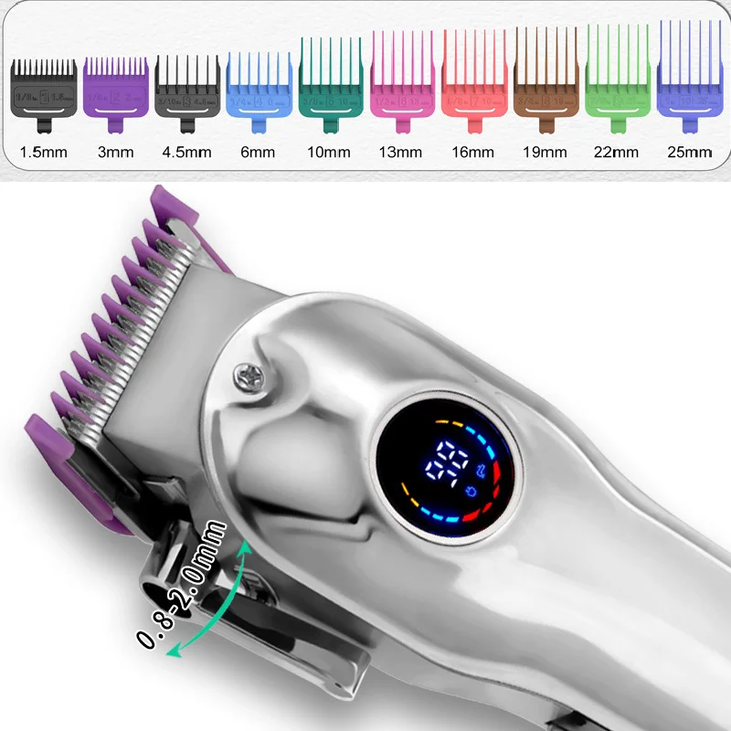 Машинка для стрижки волос аккумуляторная беспроводная мужчин