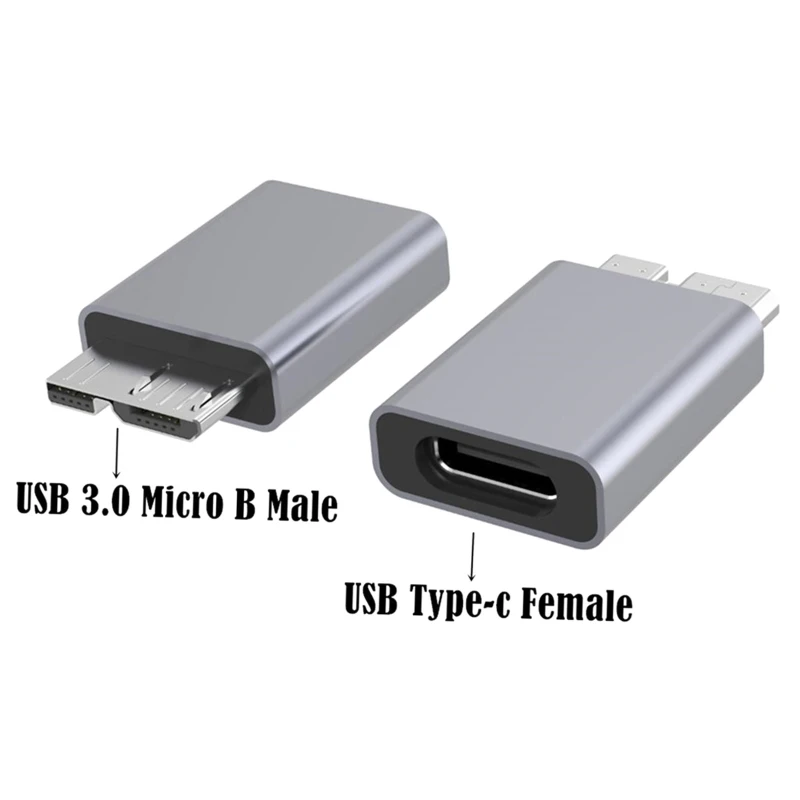 

Переходник с Micro B USB C 3,0 «папа» на Type C «мама», Тип C USB3.0 Micro B коннектор для внешнего жесткого диска, HDD кабеля