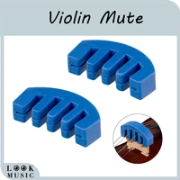 2pcs mute rubber acoustic violin fiddle silencer quiet practice