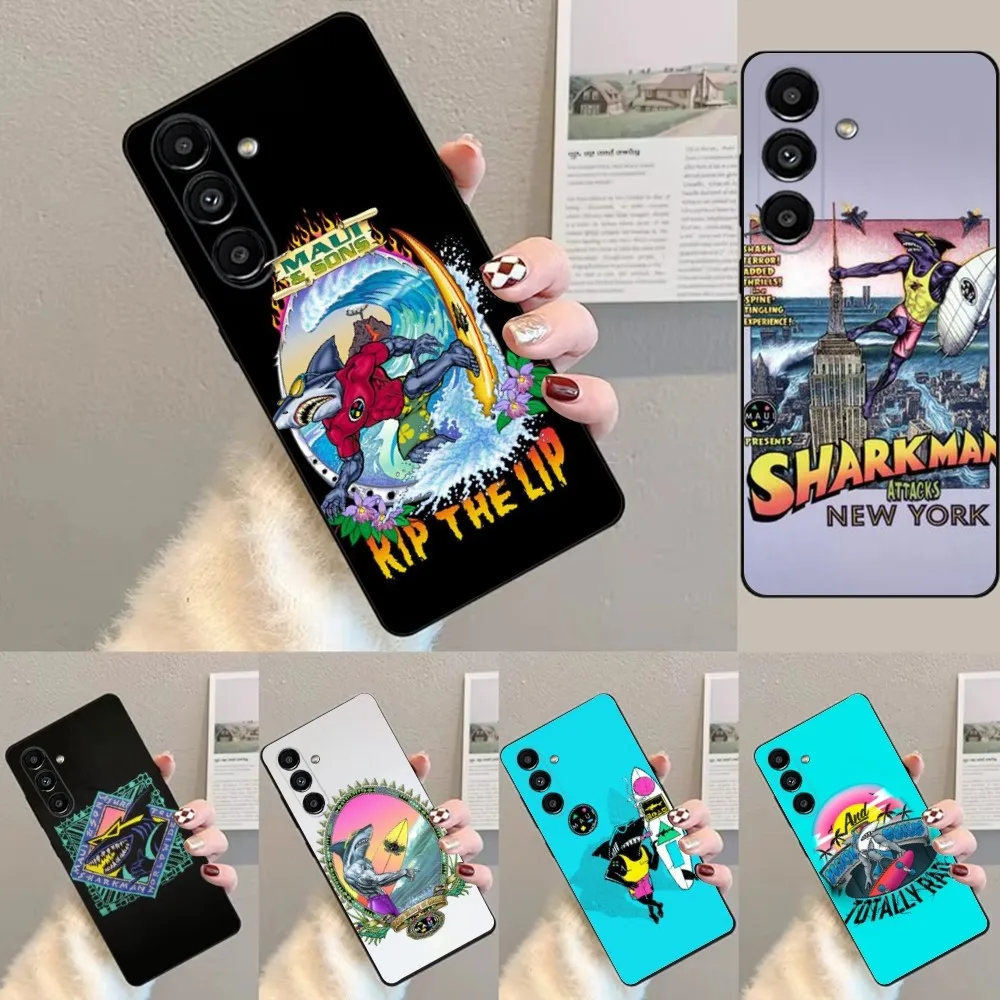 Чехол для телефона M-MAUI AND SONS Samsung S24 23 22 30 21 10 9 Ultra Plus Lite FE мягкий силиконовый черный