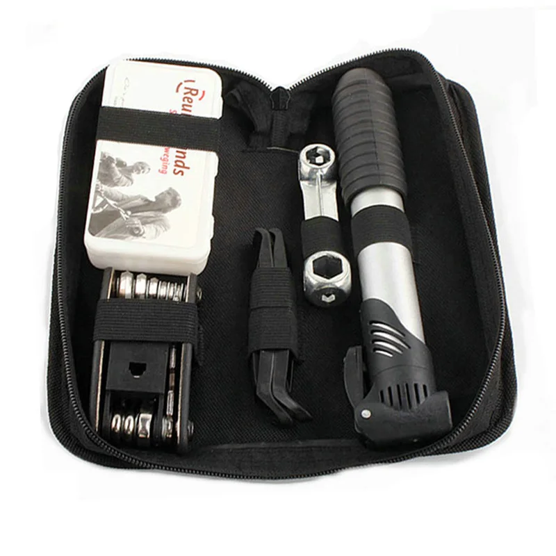 

Multifunction Bicycle Repair Tools Kit Hex Spoke Cycling Screwdriver Tools MTB Mountain Bike Repair Tool Bag