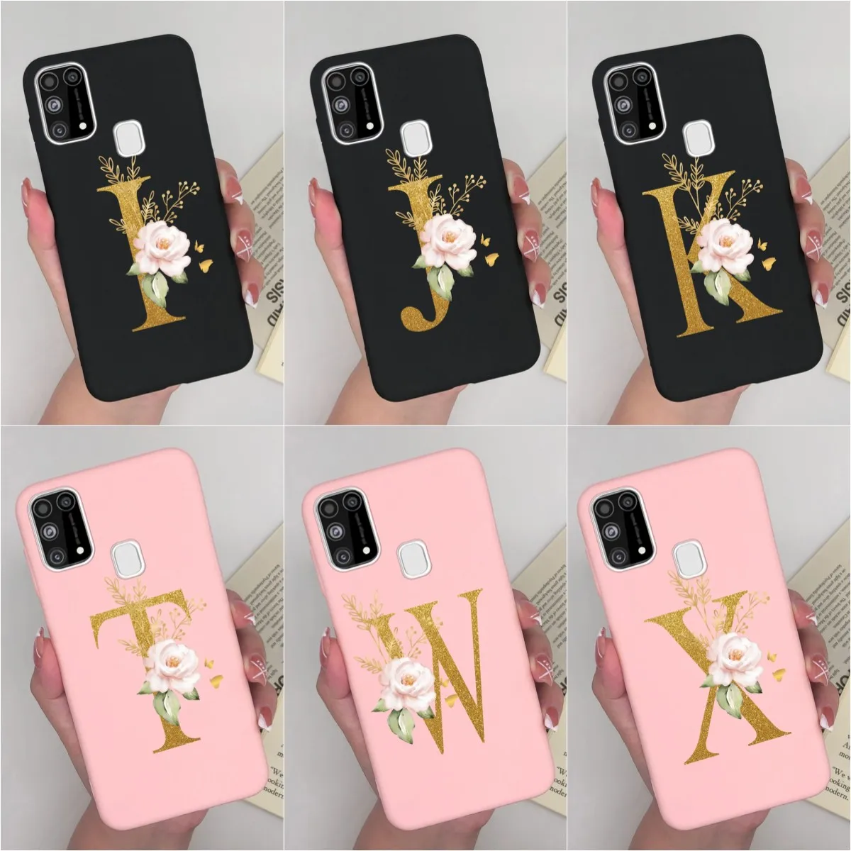 Чехол для телефона Samsung M31 роскошный телефонный чехол искусственные буквы
