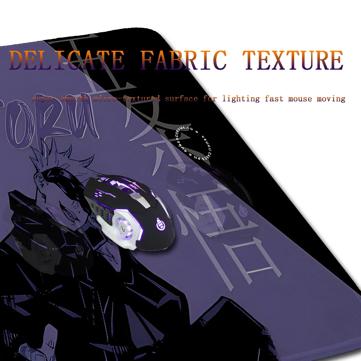 Коврик для мыши Gojo Satoru с рисунком аниме большой Настольный коврик игровой