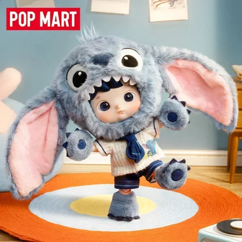 Фото POP MART HACIPUPU Stitch 1/8 BJD Series: Модная коллекционная фигурка-сюрприз в закрытой коробке (случайный выбор) №3