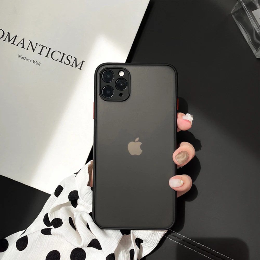 Матовый Силиконовый жесткий чехол Skin Feel для телефона iphone 13 12 11 Pro Max Mini X XR XS 7 8 6 6s Plus