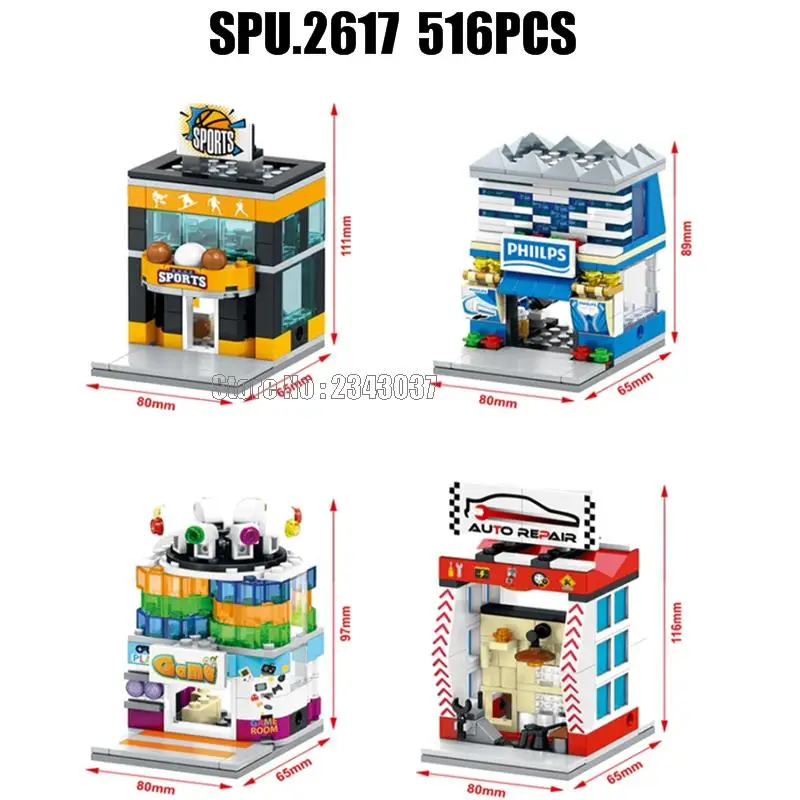 516 шт. 4 в 1 светодиодный строительный блок | Игрушки и хобби