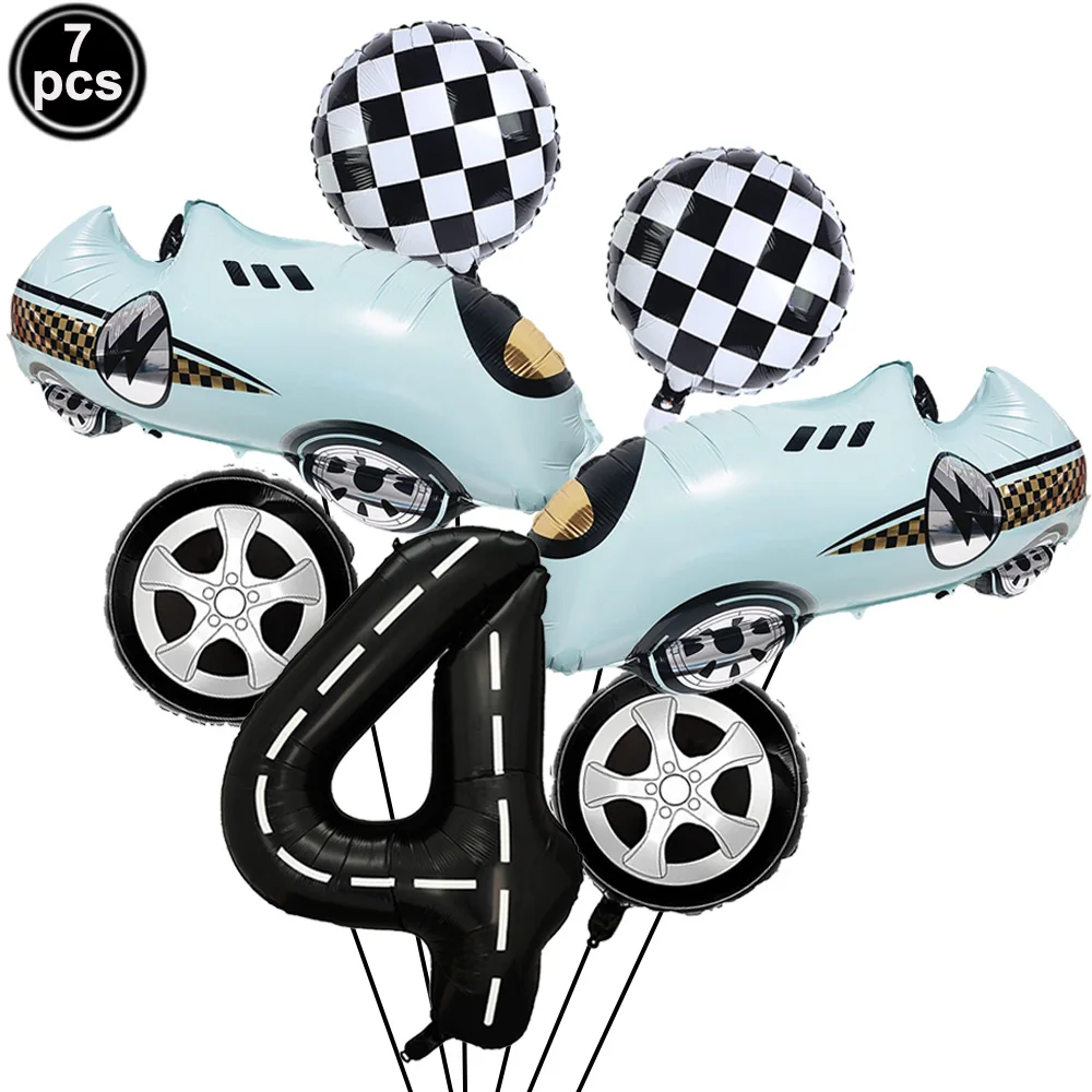 7 шт. гоночные автомобильные воздушные шары 40 дюймов