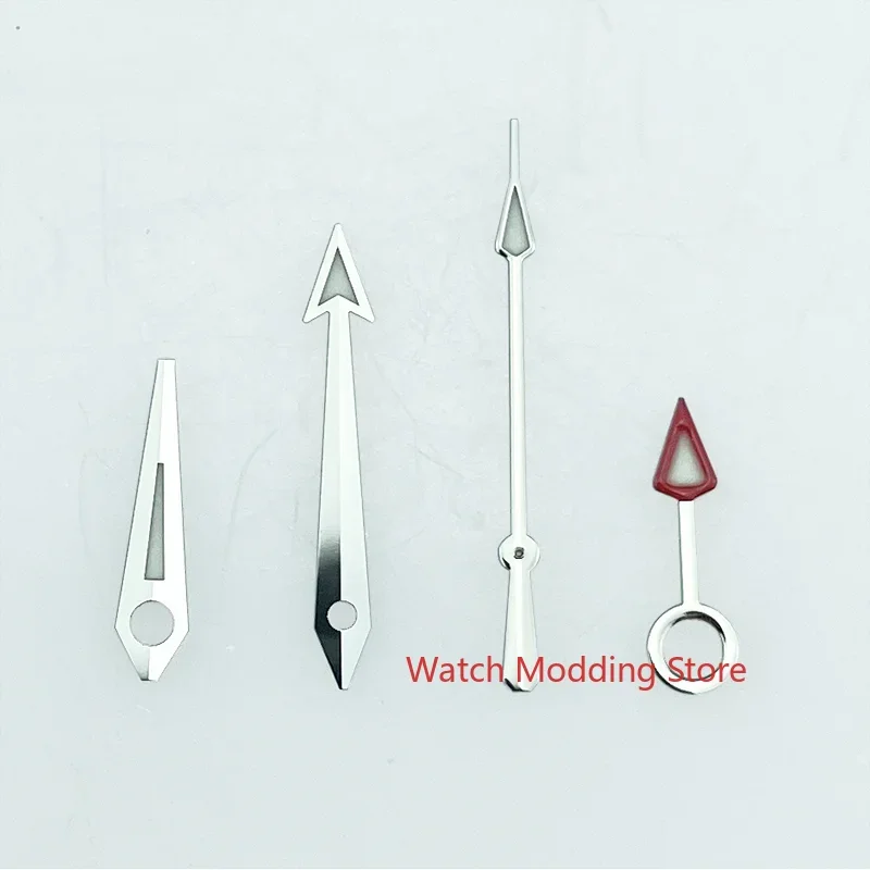 Четыре серебряные часы ручная работа для DG3804 Pearl DG5833 GMT Супер Синий Светящийся