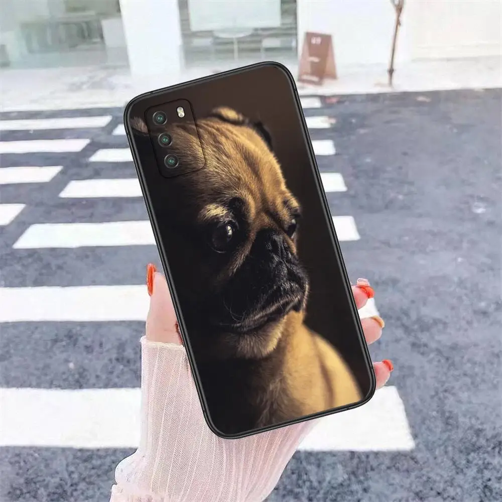 Cheap Mens Brown White Puppy Dog Black Bumper Luxury Back For Xiaomi Redmi Go 6A 7A 8 8A 9A 9C 9i 9T 10 Nfc Prime Power Pro 4G images - 6