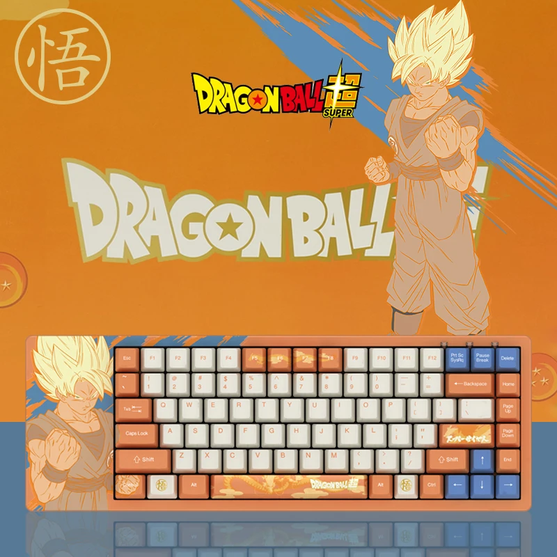 

Dragon Ball ACG84 Keys Mechanical Keyboard Anime Characters Son Goku Personality Cherry Keycap Lol Mechanical Gaming Key Boards