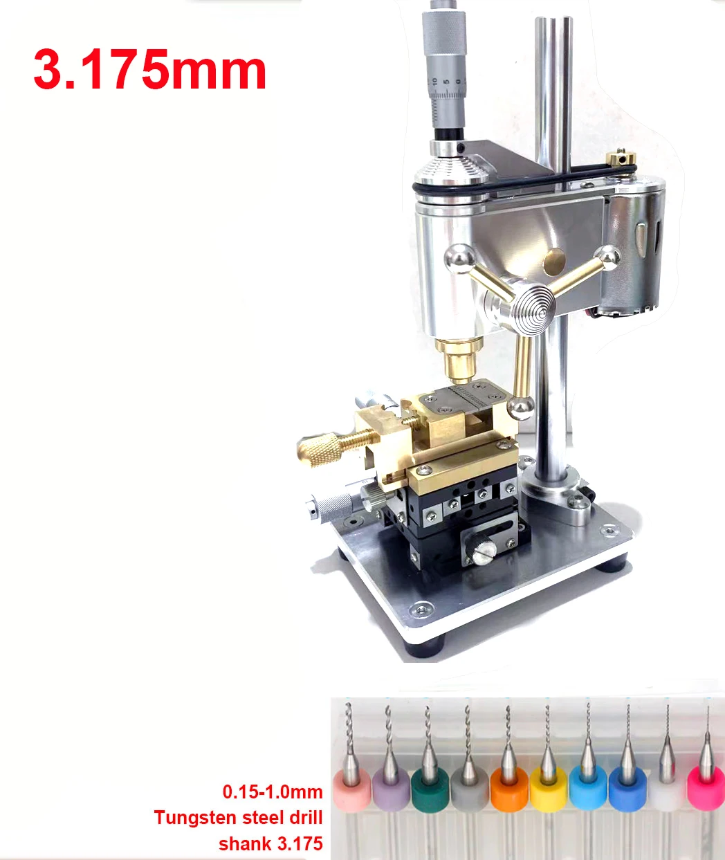 

Микро-дрель AC 100-240В для ремонта часов