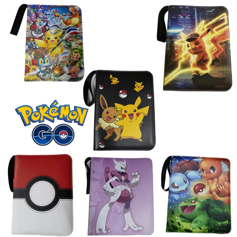 

Новинка 2022, чехол для карт с покемоном, водонепроницаемая коллекция для хранения, на молнии, легко носить с собой, аниме персонажи, боевая иг...