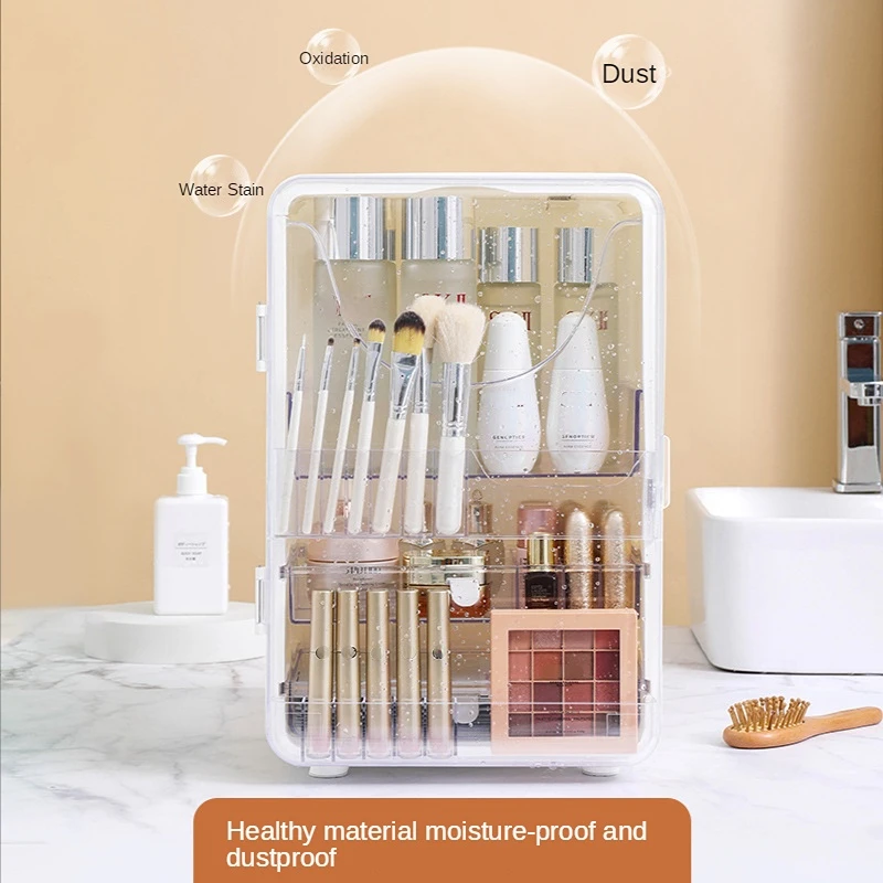 Ins стиль Настольная шкатулка для украшений Домашний Прозрачный Шкаф хранения