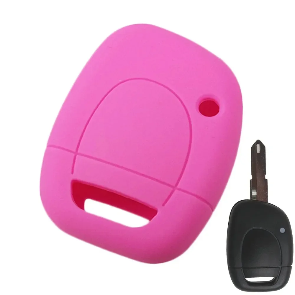 Силиконовый чехол для автомобильного ключа оболочка брелока подходит Renault Megane Clio