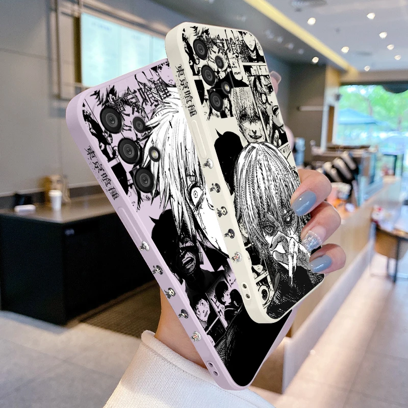 Чехол для телефона с аниме Токийский Гуль Samsung A55 A53 A33 A52 A32 A71 A51 A21S A35 A25