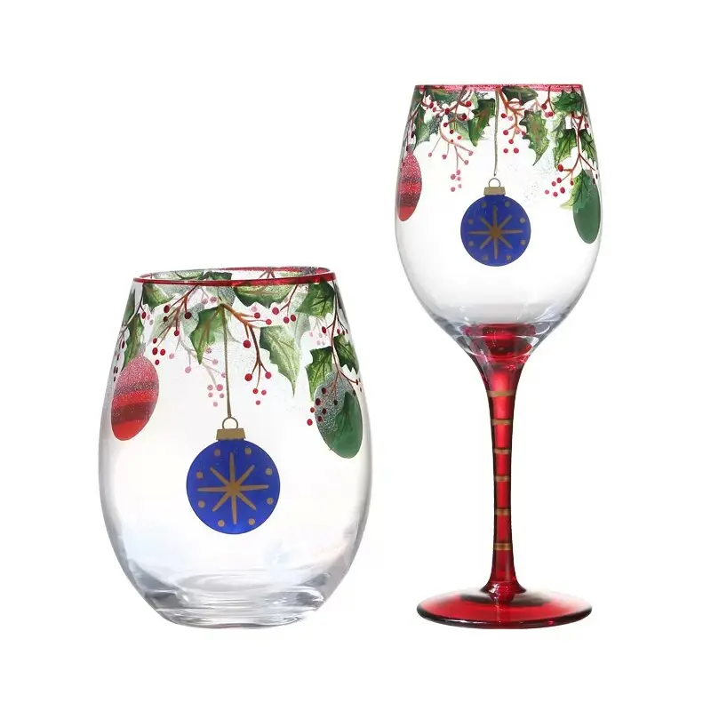 Хрустальная стеклянная чашка с ручным рисунком креативные бокалы для