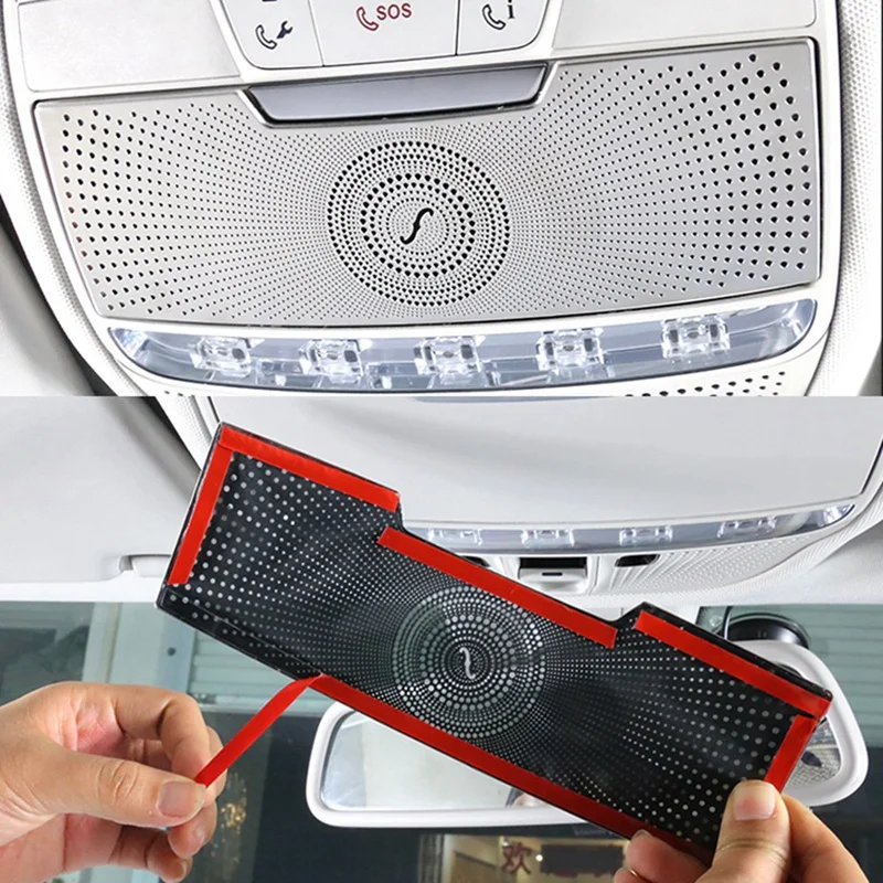 Автомобильный абажур для чтения на крыше рамка декоративные аксессуары Mercedes-Benz