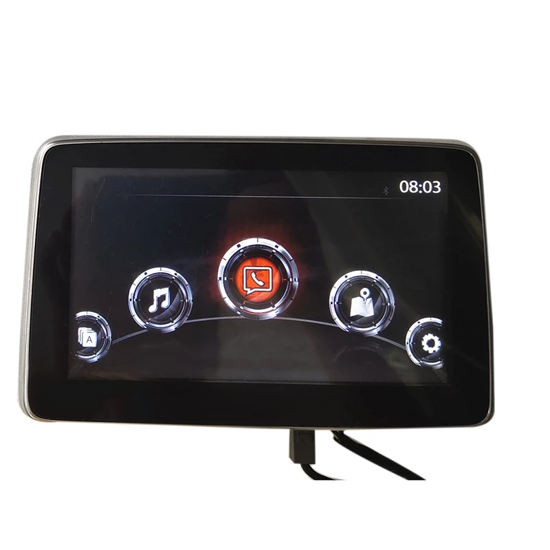 7Inch Contact Screen Panel Glass Digitizer 2014 2015 2016 For Mazda 3 Radio Navigation BHP1611J0D YPDMYF-14E800-AE