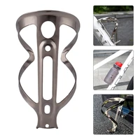 titanium alloy bottle cage water cup holder for bike bicycle cycling with bolts mountain road bike bicycle cycling