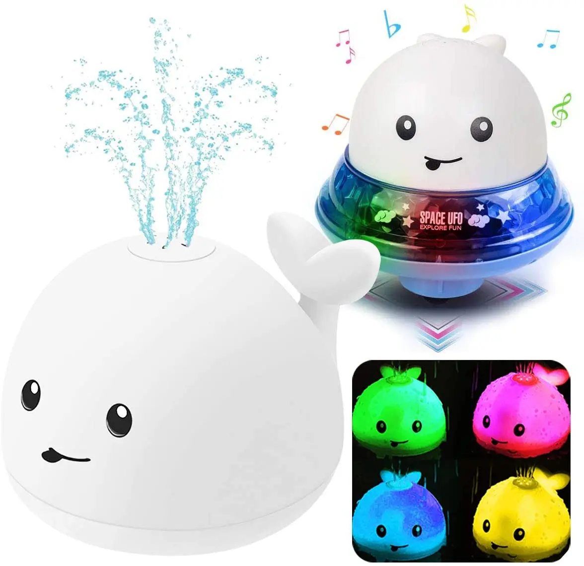 

Baby Bath Toys, Whale Automatic Water Spray Bath Toys,Baby Swimming Pool Bathroom Toys for Kids