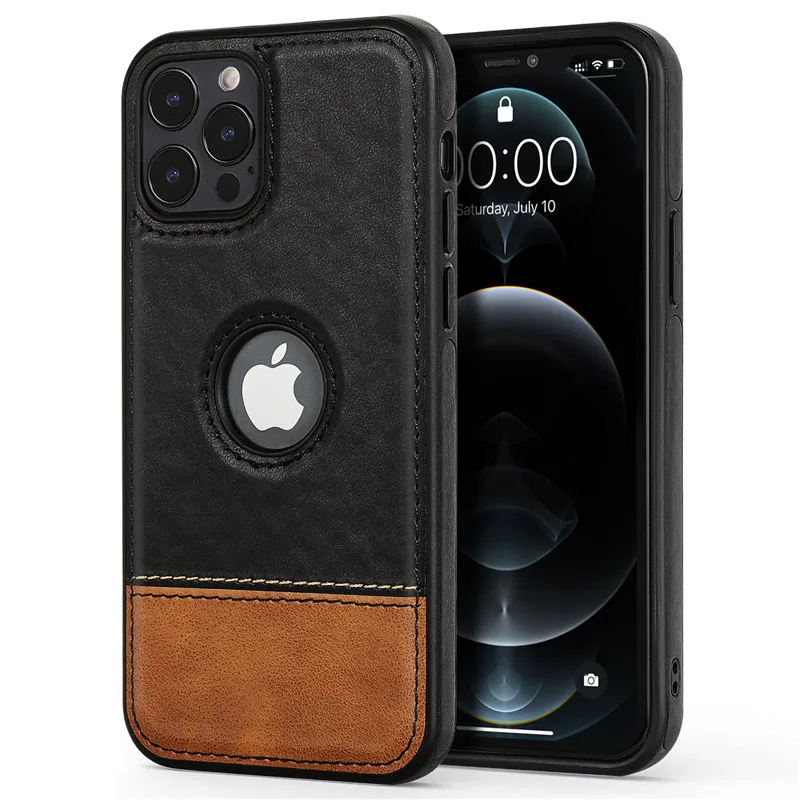 

Цветной чехол Splice из искусственной кожи для телефона iPhone 11 12 Pro Max X XR XS Max 7 8 Plus 12 Mini 11 Pro, тонкий мягкий противоударный чехол-накладка