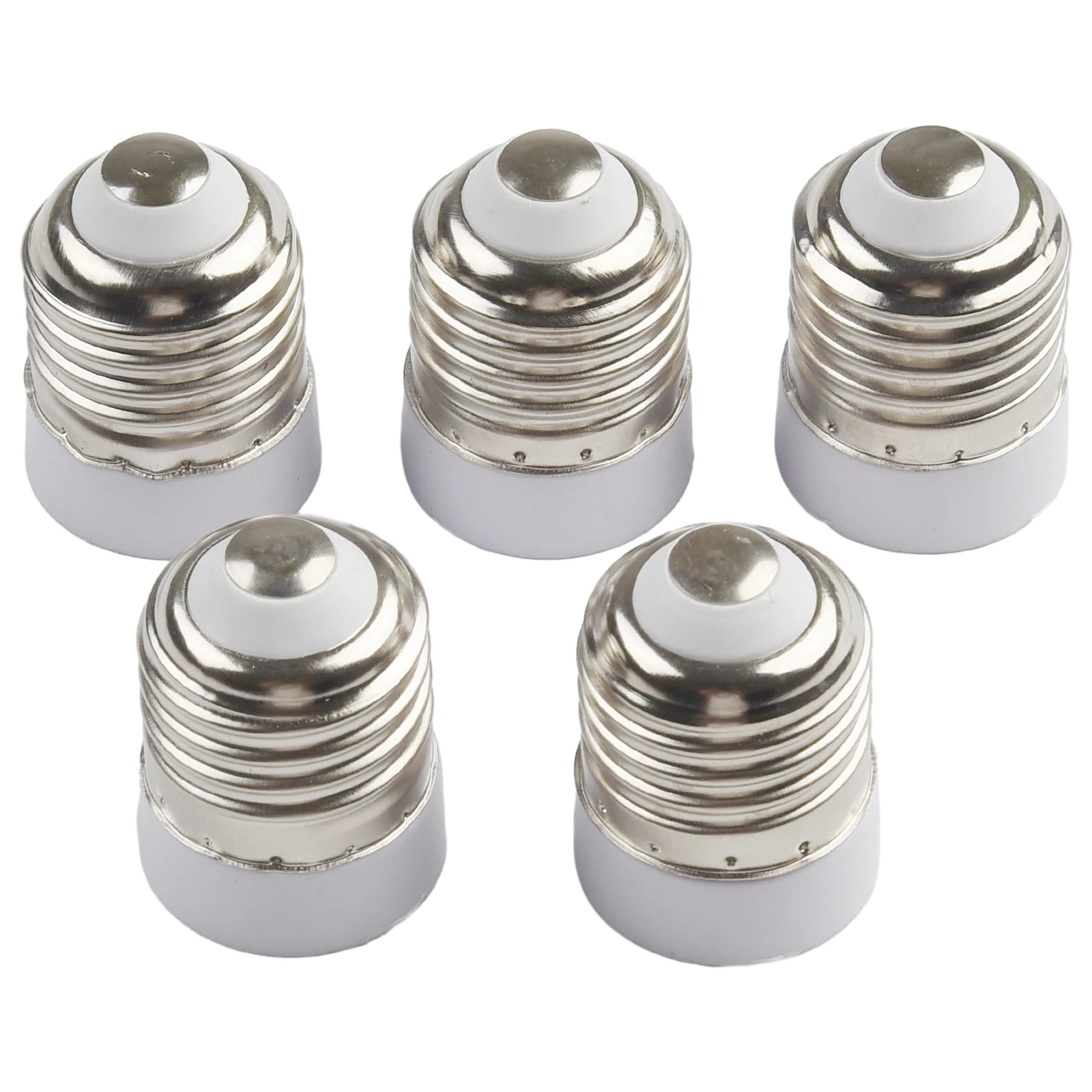 

Lamp Holder Light Bulb Socket 5PCS Bulb Base Adapter Candelabra Chandelier E27 To E17 For All Voltage Brand New