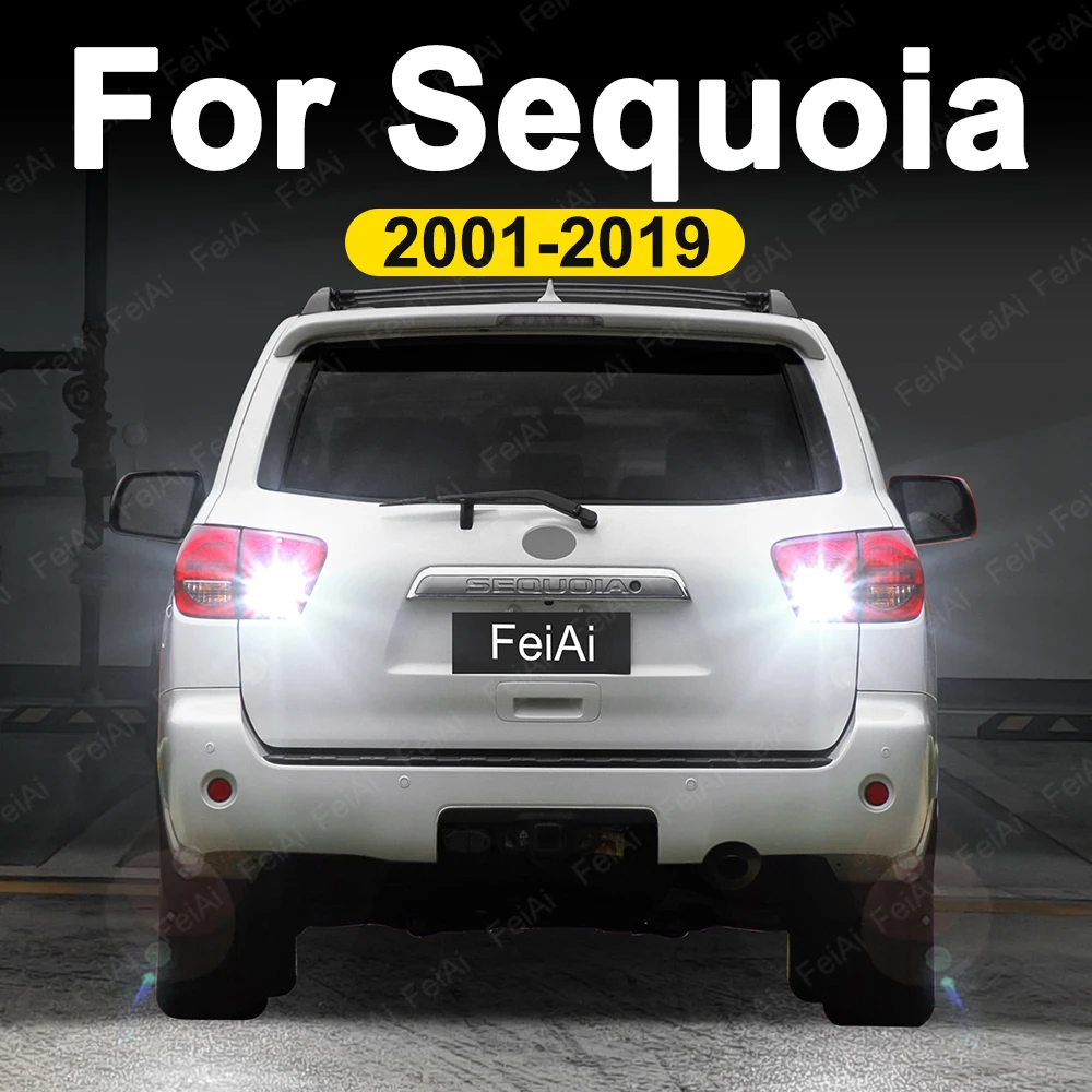 Светодиодный фонарь заднего хода для Toyota Sequoia 2001, 2002, 2003, 2004, 2005, 2006, 2007, 2008, 2009, 2010, 2011, 2012-2019, аксессуары для тюнинга Sequoia
