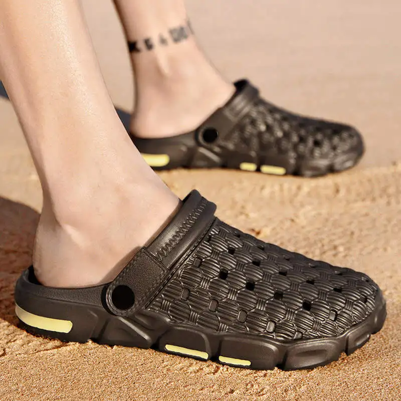 

Кроссовки Zapatillaa Slip-On в британском стиле, амортизирующие спортивные сандалии, Летние удобные мужские тапочки, Классические теннисные туфли