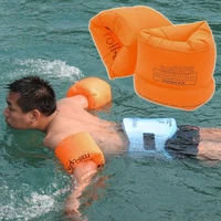 campsle 2pcs thicken pvc swimming arm ring adult child safety training floating armband swimming pool circle float air sleeves