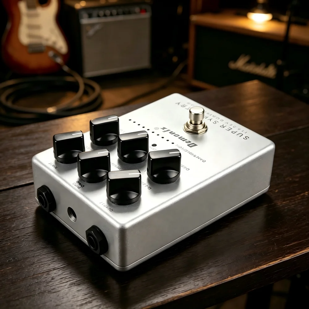 Фото Современный компрессор Dem Super Symmetry Bass Pedal с функцией Twist Envelope, прозрачностью и точностью звука для бас-гитаристов №4