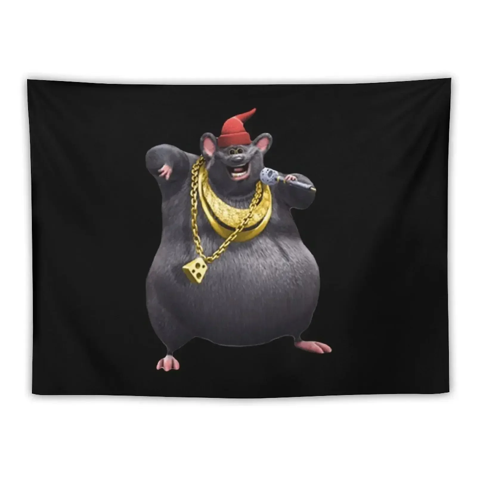 Biggie Cheese Rat Гобелен Рождественское украшение Украшение комнаты Эстетический