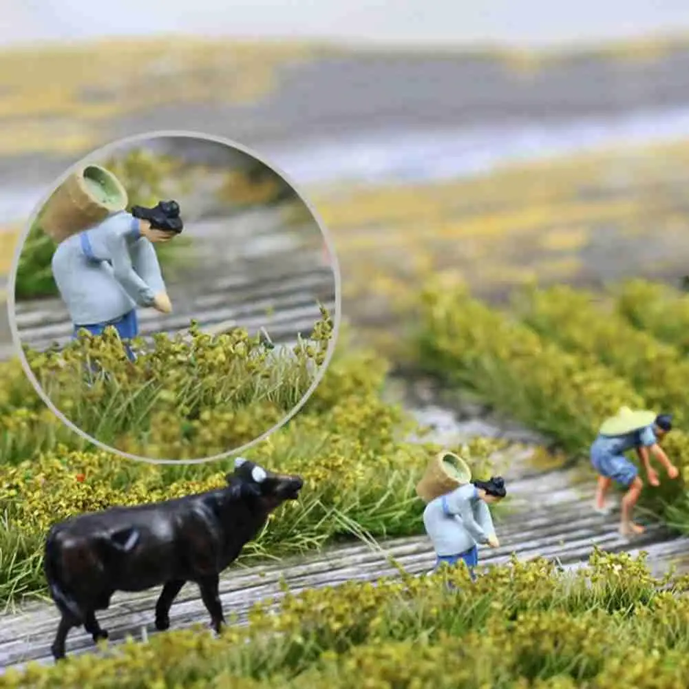 

1:87 длинная полосатая трава, Буш, имитация искусственных песчаных платформ, ландшафтный модельный стол «сделай сам» ручной работы для Y6f0