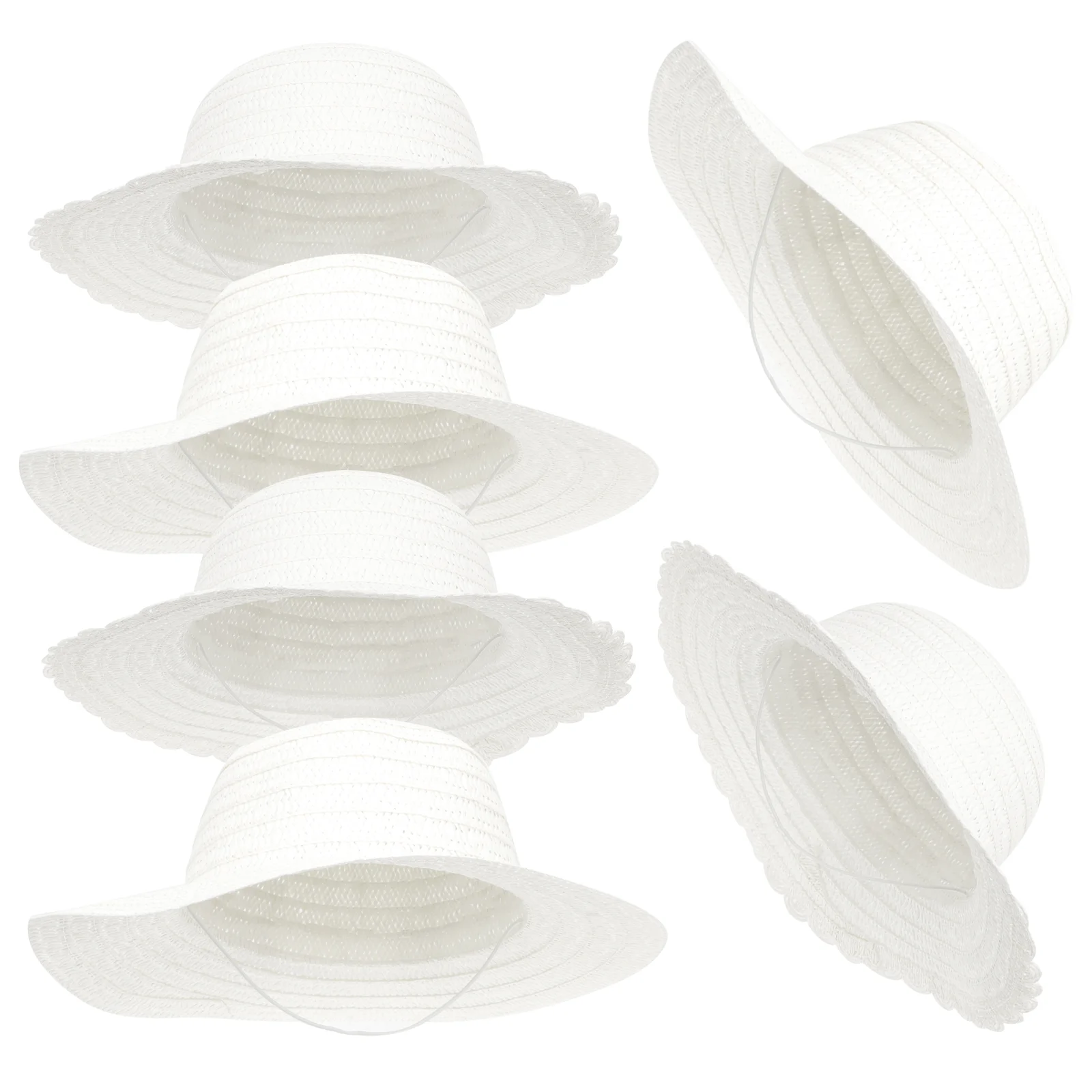 

DIY Straw Hat Hats Kids Girls Plain Painting Crafts Children Kit Mini Mexican Sombrero