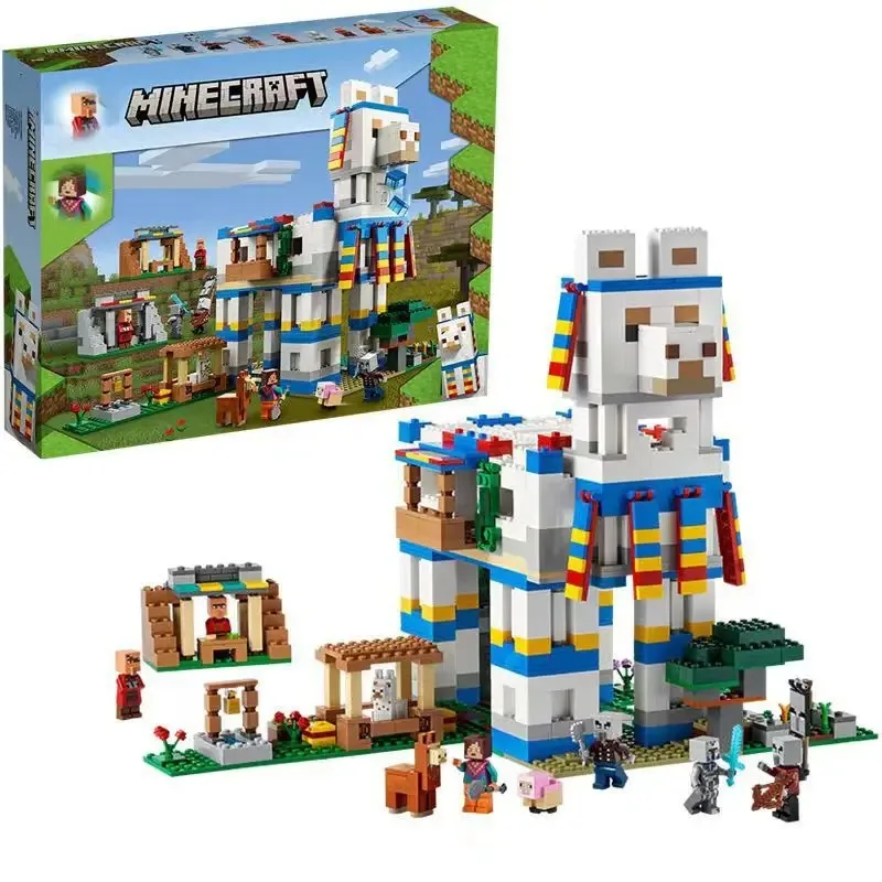 Miniso новый Мир Игра Диснея 1:1 Совместимый Набор Строительных Блоков деревня