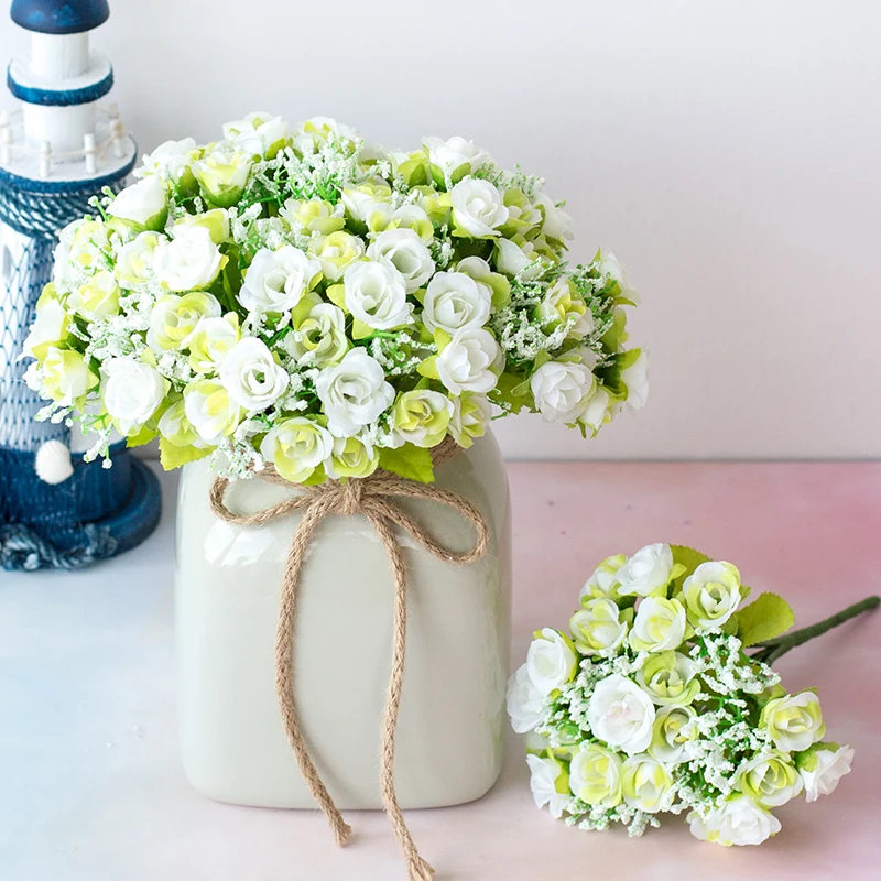 Удобные искусственные цветы Bequem Kembaliliche Blumen Bouquet Decoration Поддельные подарки 7 ветвей