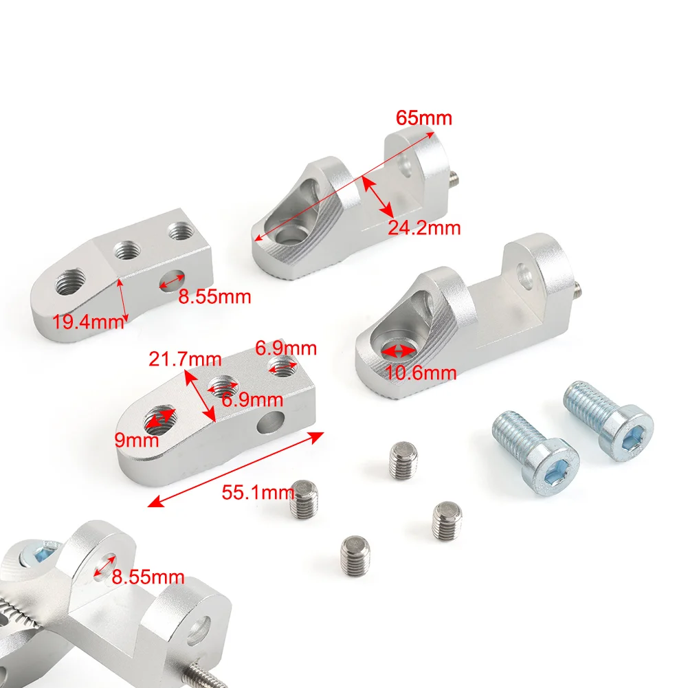 Регулируемая педаль опускания пассажира для мотоцикла комплект адаптеров BMW F800ST