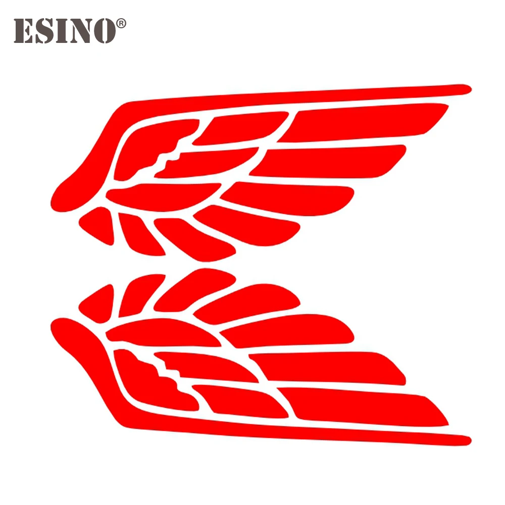 2 x зеркало заднего вида автомобильные наклейки забавные крылья ангела