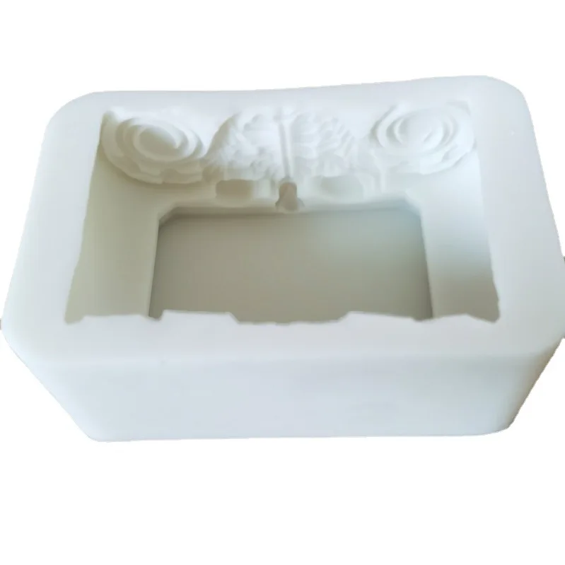 

retro base shape Silicone Molds Baroque Relief Mould for Polymer Clay Plaster DIY Cake Fondant Cookies Soap Candle Decor Tool