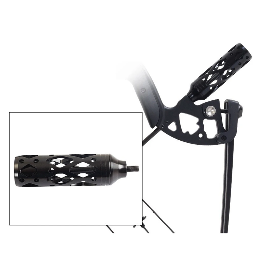 

Bow & Arrow Shock Absorber Parts Recurve Shock 12.6*3.7cm Archery Bow Composite Kit Metal 5\" Black Accessories