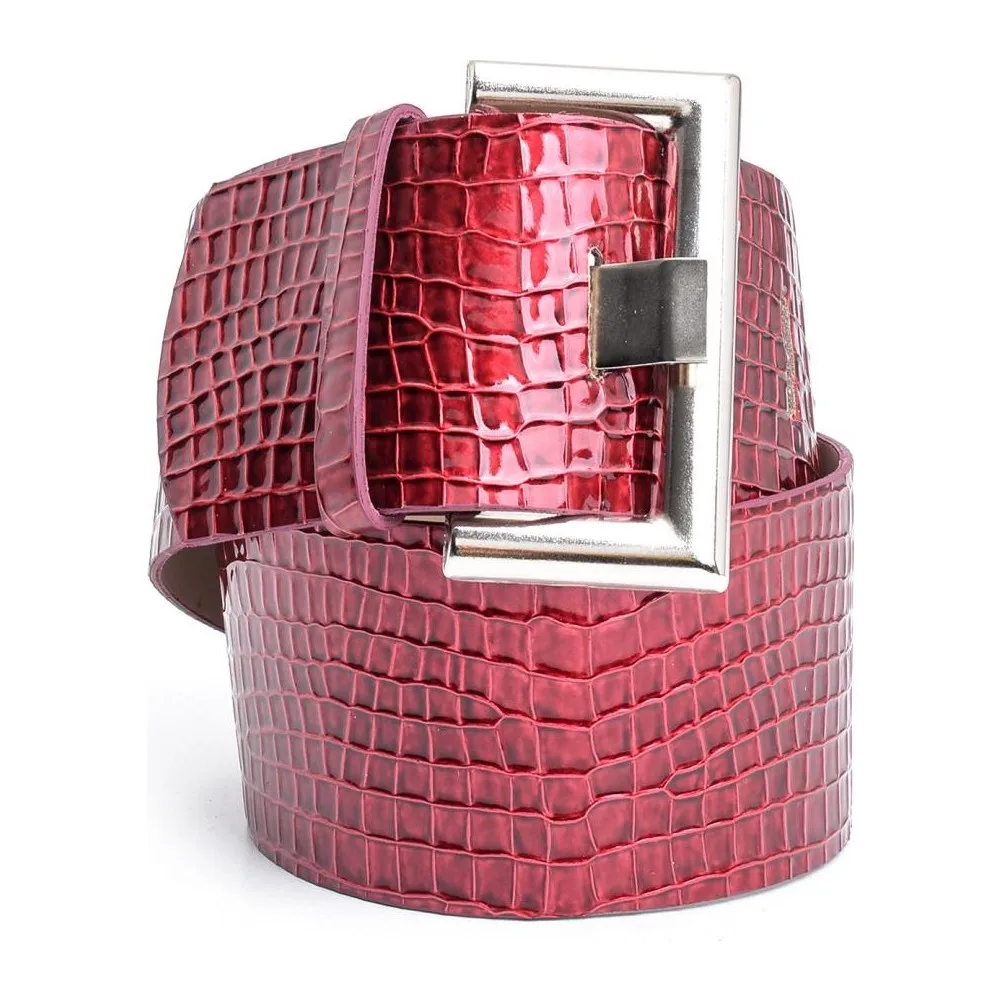 

Dorlie, вместительный глянцевый ремень из крокодиловой кожи