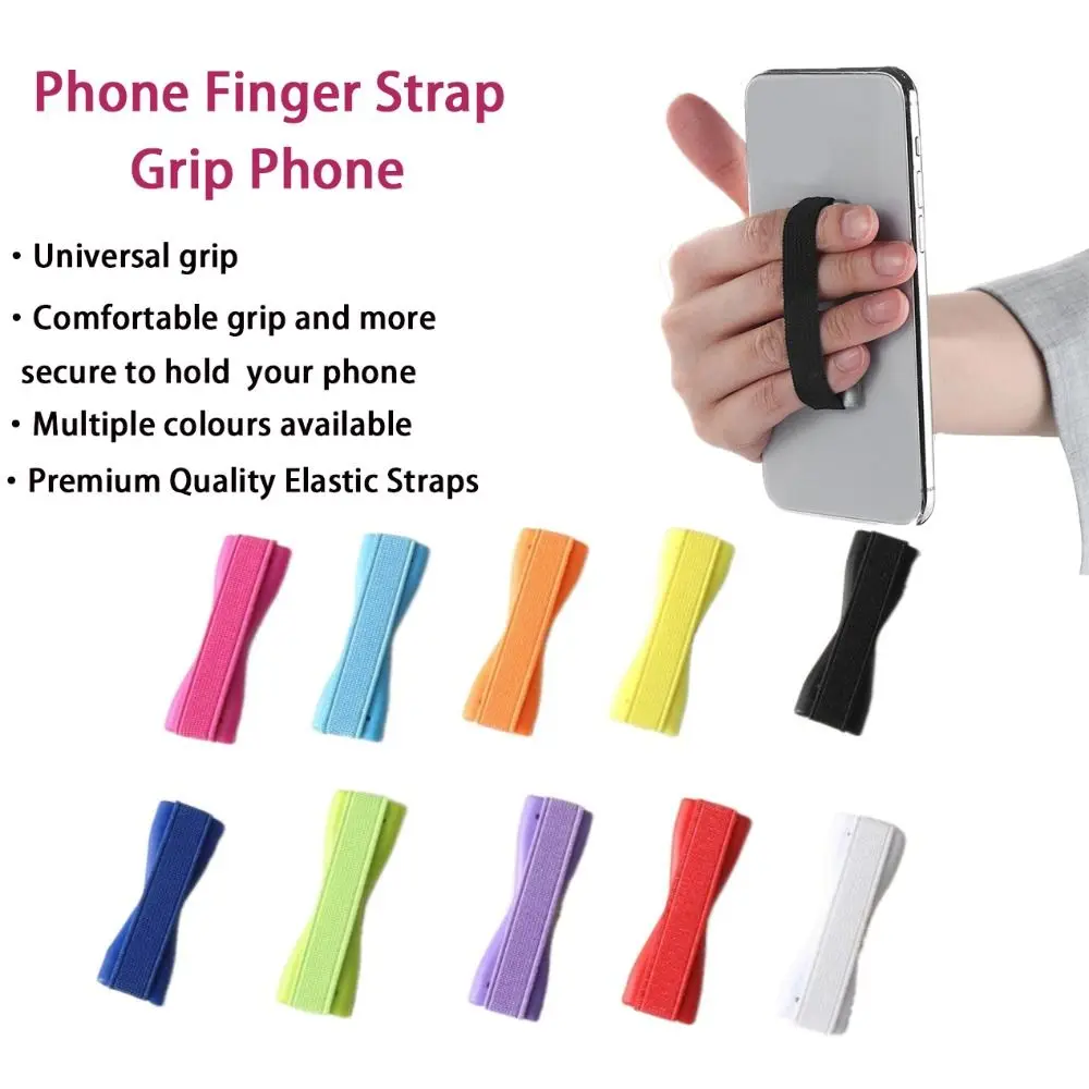Фото Эластичный держатель для телефона из АБС-пластика, для работы одной рукой, аксессуар для мобильного телефона, 10 цветов, ремешок-держатель для пальца №5