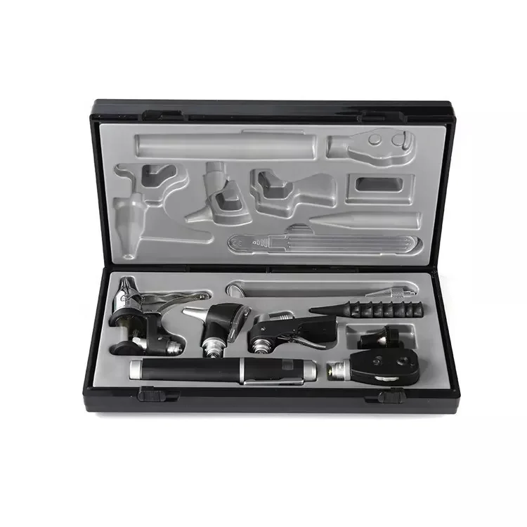 

SZMIQU 5 in 1 Classic ENT Diagnostic Series electric otoscope ophthalmoscope manufacturer Otolaryngology examination ENT kits