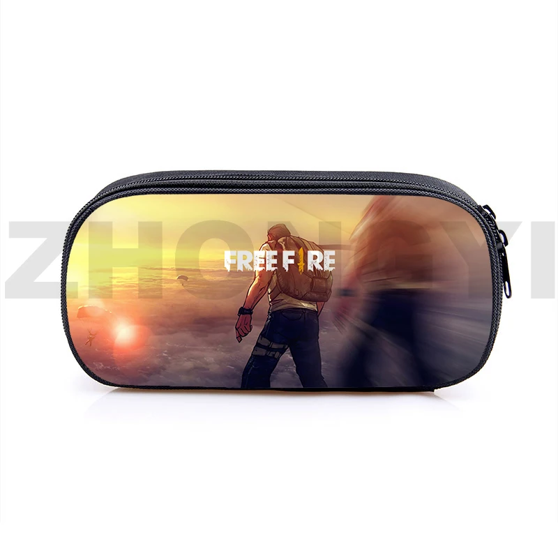 Модная сумка для макияжа осмотр ранцы игра Free Fire Garena 3D чехол карандашей