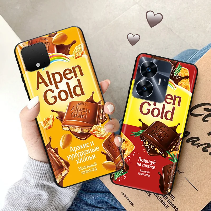 Мягкие чехлы для телефонов Pixel 8a 7a 6a 7 6 8 Аллен золотой шоколадный Honor X8b X9b X7b 70 90 X6 X7