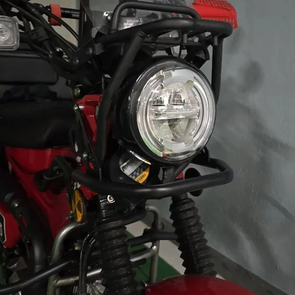 Фото Кронштейн для фары и переднего бампера Honda CT125 Hunter Cub Trail 125, не требующий разборки, с креплением для инструментального ящика №3