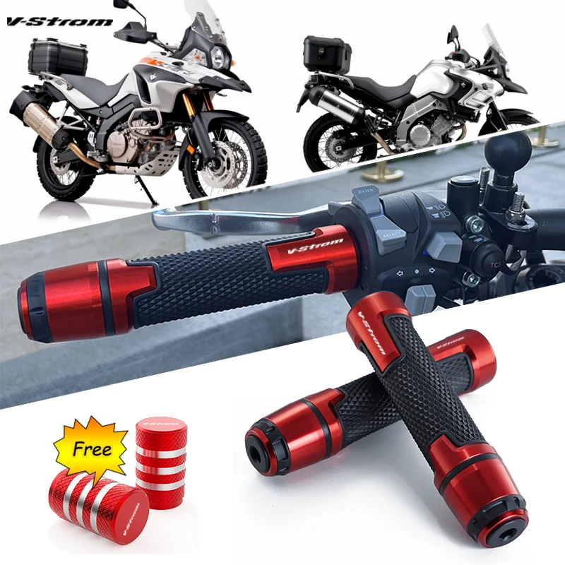

For SUZUKI Vstrom DL 250 650 1000 V-Strom 650XT 1000XT Vstrom650 Vstrom1000 Motorcycle Accessories CNC Anti-Slip Handlebar Grips