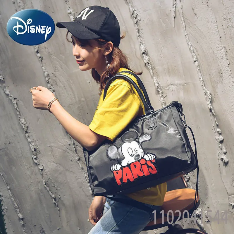 Disney Mickey Travel Bag Men and Women Universal Shoulder Crossbody Handbag Luggage Bag Fitness Bag High Quality Large Capacity